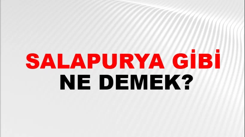 Salapurya Gibi Salapurya Gibi