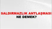 Saldırmazlık Antlaşması
