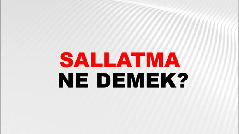 Sallatma Sallatma