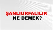 Şanlıurfalılık