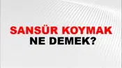 Sansür Koymak