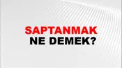 Saptanmak