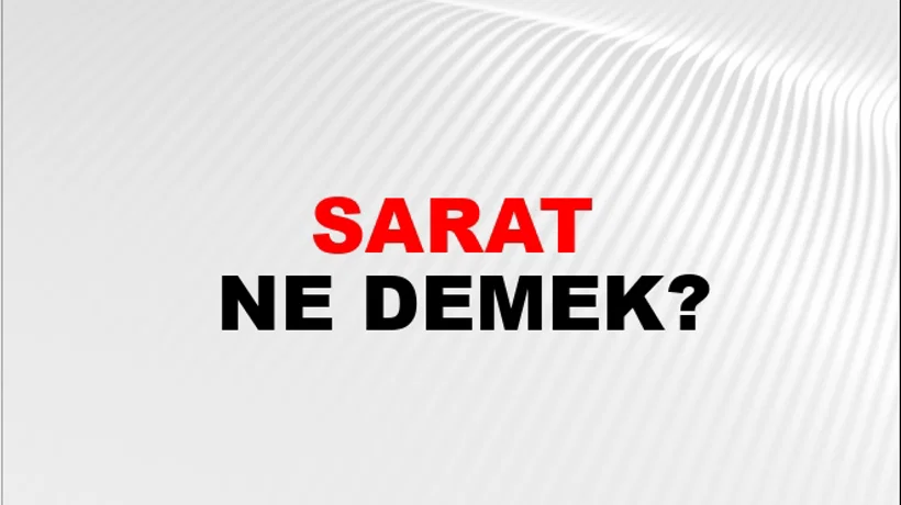 Sarat Sarat