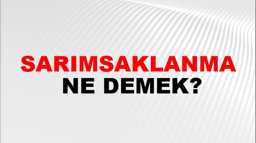 Sarımsaklanma Sarımsaklanma