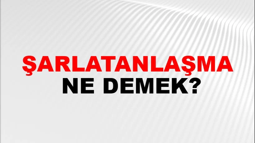 Şarlatanlaşma Şarlatanlaşma