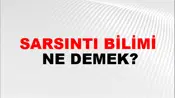 Sarsıntı Bilimi