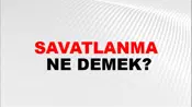 Savatlanma