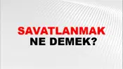 Savatlanmak