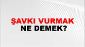 Şavkı Vurmak
