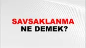 Savsaklanma