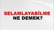 Selamlayabilme