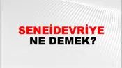 Seneidevriye