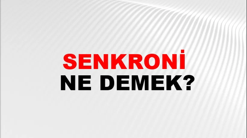 Senkroni Senkroni