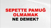 Sepette Pamuğu Olmamak