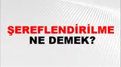 Şereflendirilme