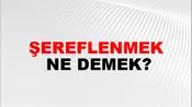 Şereflenmek