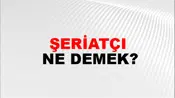 Şeriatçı