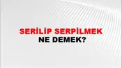 Serilip Serpilmek