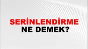 Serinlendirme