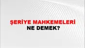 Şeriye Mahkemeleri