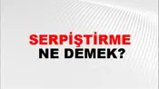 Serpiştirme