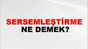 Sersemleştirme