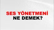 Ses Yönetmeni