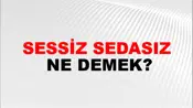 Sessiz Sedasız