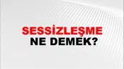 Sessizleşme