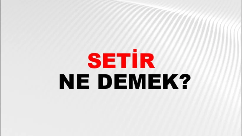 Setir Setir