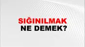 Sığınılmak
