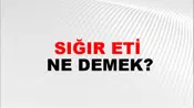 Sığır Eti