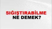 Sığıştırabilme
