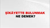 Şikâyette Bulunmak