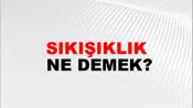 Sıkışıklık