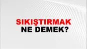 Sıkıştırmak