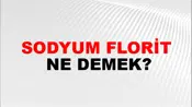 Sodyum Florit