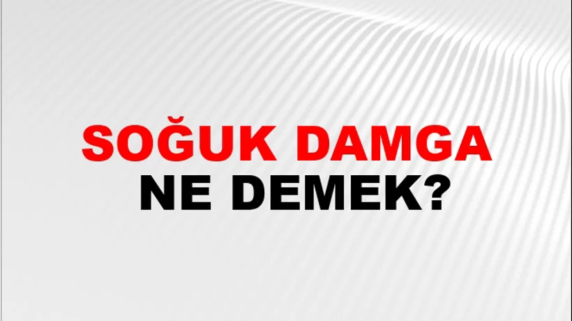 Soğuk Damga Soğuk Damga