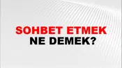 Sohbet Etmek