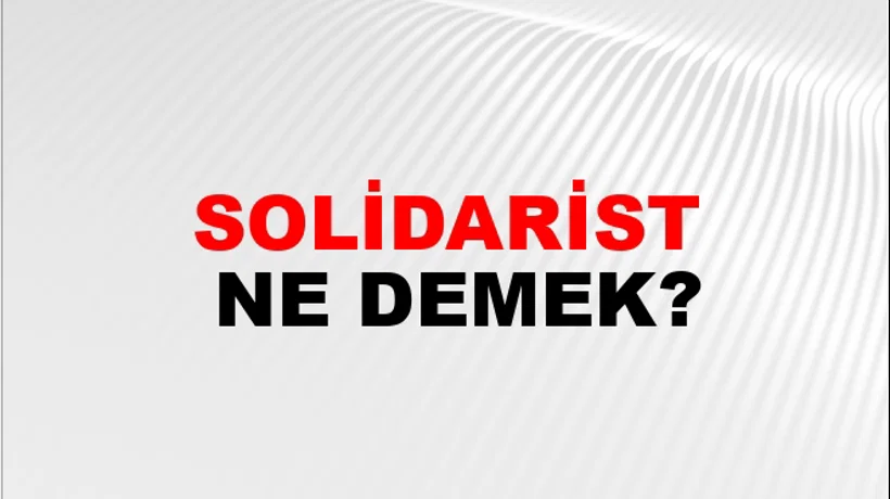 Solidarist Solidarist