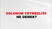 Solunum Yetmezliği
