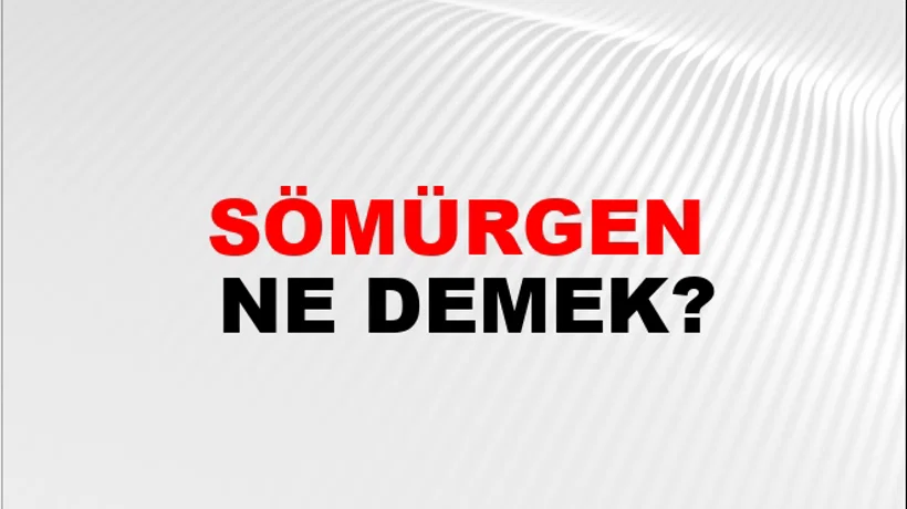 Sömürgen Sömürgen