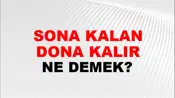 Sona Kalan Dona Kalır