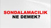 Sondalamacılık