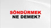 Söndürmek
