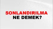 Sonlandırılma
