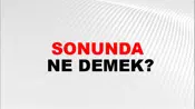 Sonunda