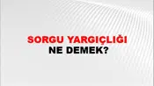 Sorgu Yargıçlığı