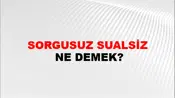 Sorgusuz Sualsiz