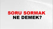 Soru Sormak